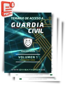 libros del temario de la guardia civil
